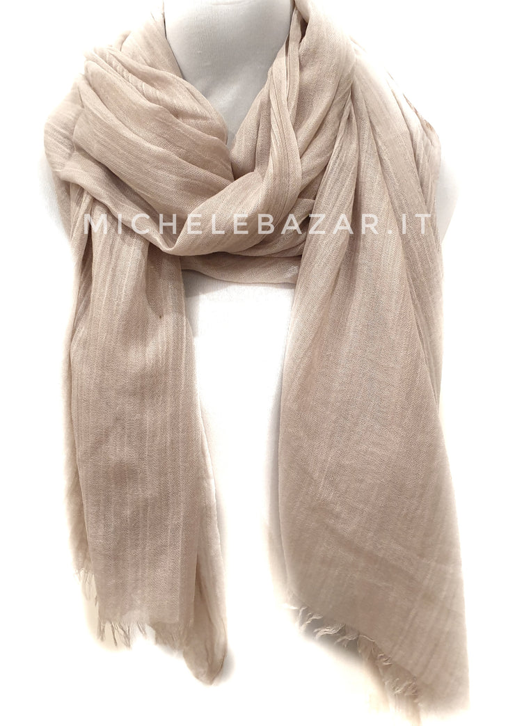 Pashmina/foulard Unisex con 40%Cashemere