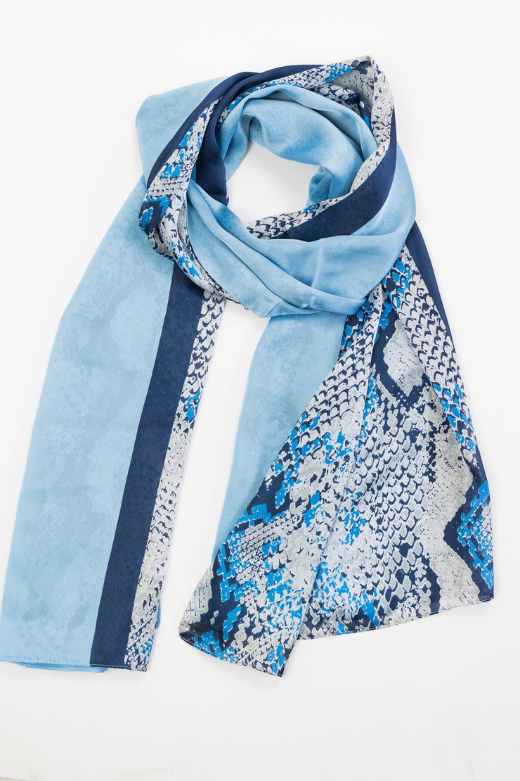 Foulard stampa pitonato