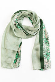 Foulard stampa pitonato