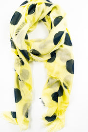 Foulard in bamboo a pois