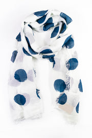 Foulard in bamboo a pois