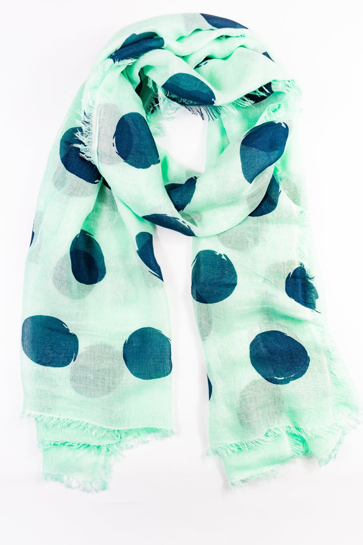 Foulard in bamboo a pois