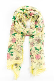 Foulard in bamboo roselline