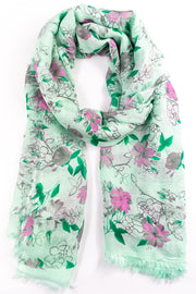 Foulard in bamboo roselline