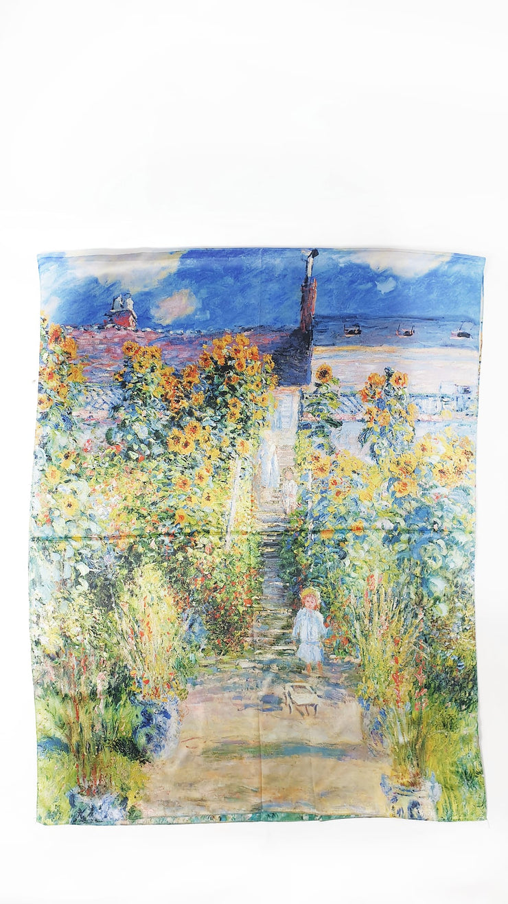 Foulard Monet: Il giardino dell'artista a Vétheuil