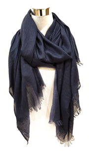 Pashmina/foulard Unisex con 40%Cashemere